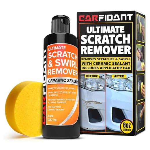 Carfidant Scratch and Swirl Remover - Ultimate Car Scratch Remover - Polish & Paint Restorer - Easily Repair Paint Scratches, Scratches, Water Spots! Car Buffer Kit