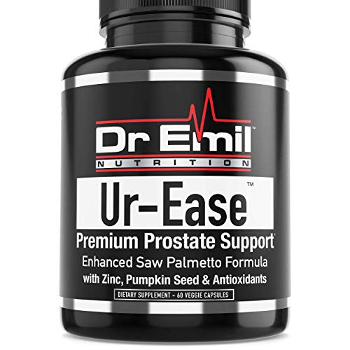 Dr. Emil's UR-Ease - Prostate Support w/Saw Palmetto and Potent Antioxidants - Prostate Health Supplement for Frequent Urination and Bladder Control (60 Veggie Capsules)