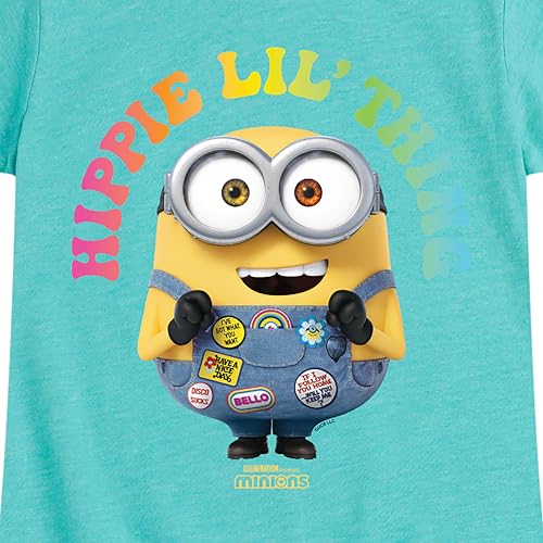 Despicable Me Minions - Hippie Lil' Thing - Toddler & Youth Girls Short Sleeve Graphic T-Shirt3