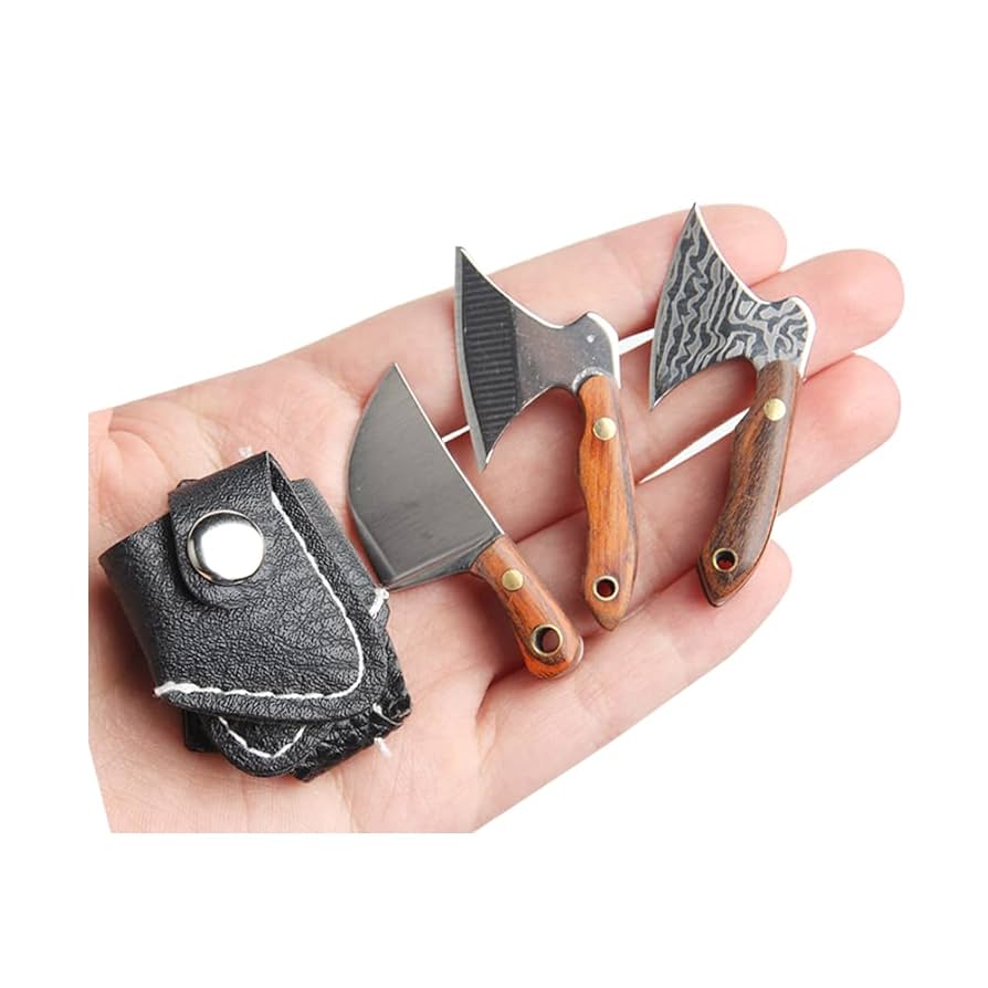 Amazon.com: Acxico 3Pcs Mini 440 Stainless Steel Axe Hatchet