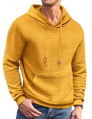 Sweat à capuche homme tricot gaufré avec poche pour ne plus choisir entre style et confort