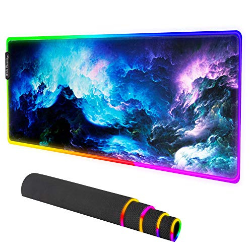 Get Special Price Space Gaming Mouse Pad|Extended RGB Gaming Mouse Mat|LED Animated Mouse Pad|- Large Mouse Pad with Waterproof Surface-Anti-Slip Base -10 Colors & 4 Modes-31.5x11.8x0.16 inches Flash Sale Space Gaming Mouse Pad|Extended RGB Gaming Mouse Mat|LED Animated Mouse Pad|- Large Mouse Pad with Waterproof Surface-Anti-Slip Base -10 Colors & 4 Modes-31.5x11.8x0.16 inches