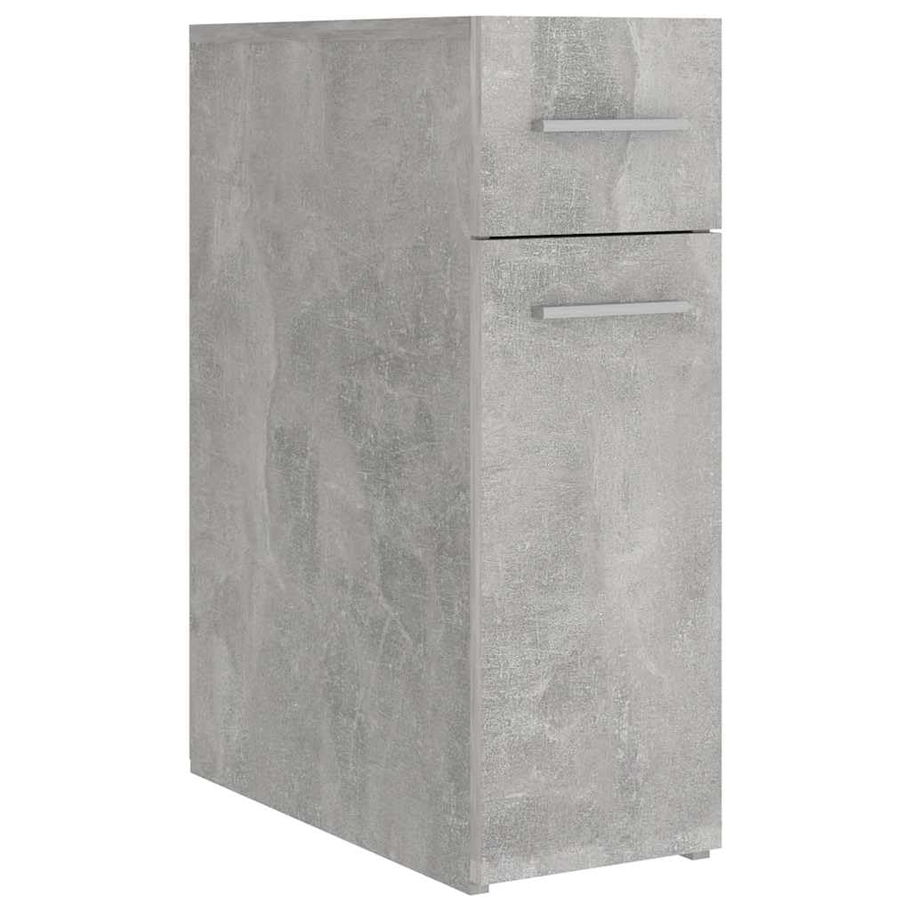 Szafka do przechowywania Szara Betonowa 20 x 45,5 x 60 cm Kompozytowe