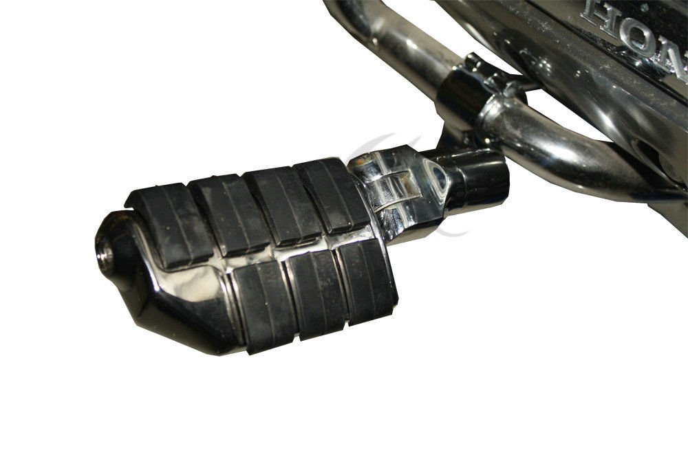 Repose-Pieds Réglables Universels Pour Moto Honda Goldwing GL1800 – 30 Mm / 35 Mm, Aluminium & Caoutchouc, Position Avant