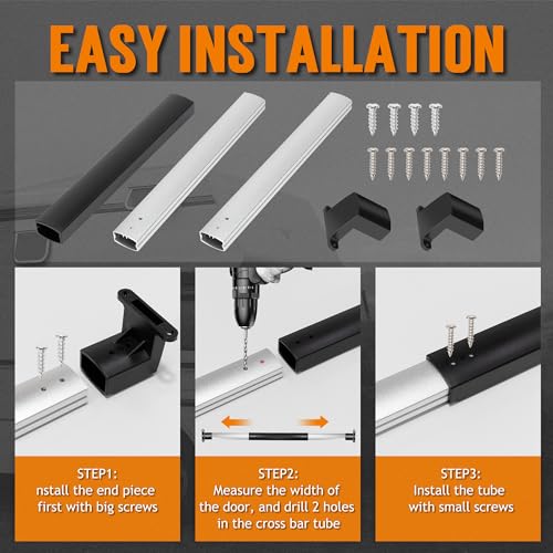 Image of TONDA RV Screen Door Cross Bar, Adjusts from 21-5 /8-Inches to 28-5 /8-Inches, for Motorhome Camper Travel Trailer