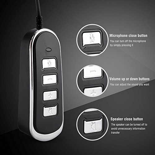 Lazmin USB Telephone Computer Handset Audio Adaptor, Stereo Audio Conversion Line Phone RJ9 To USB Audio Headphones Converter - Image 3
