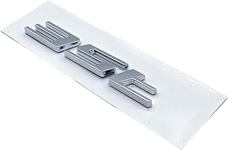 Letter Emblem Chrome Glossy Black ABS 3.0 5. V6 V8 20T 25T 30T 35T Fit for Jaguar XJ F-Type F-PACE E-PACE Badge Trunk Logo(Silver35T)