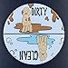 Tan Standard Poodle Dishwasher Magnet, Clean Dirty Dog Sign, Kitchen Accessories & Decor, 3.5