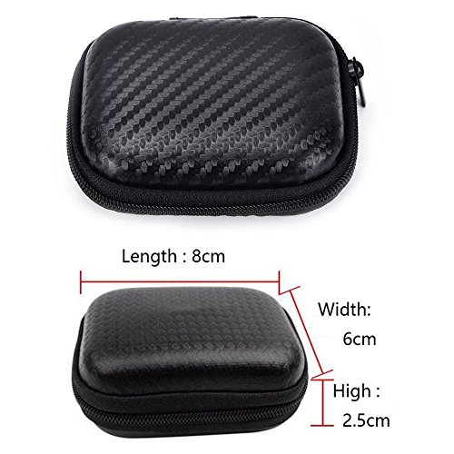 Image of Action Pro Black Mini Eva Camera Case Compatible with Gopro Hero 7 /6 /5 Sjcam Xiaomi Yi 4K Eken Etc Action Camera - Nylon