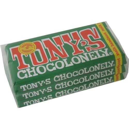 Tonys Chocolonely Melk Hazelnoot, 3 x 180 g (Whole Milk-Hazelnut Chocolate Board)