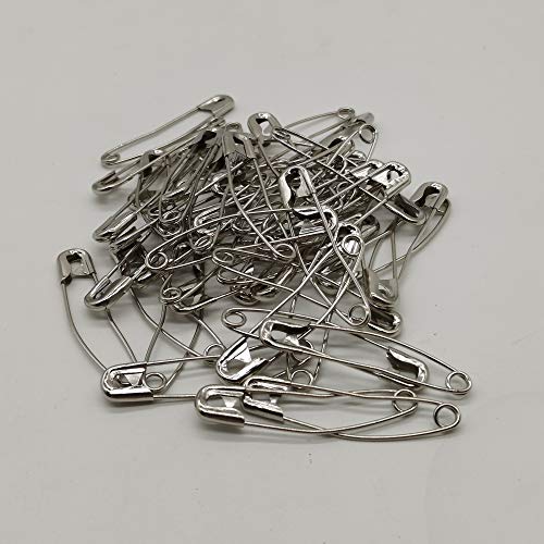 ibotti Curved Safety Pins for Quilting,Basting Pins for Quilting Curved,Size 3,50-Count