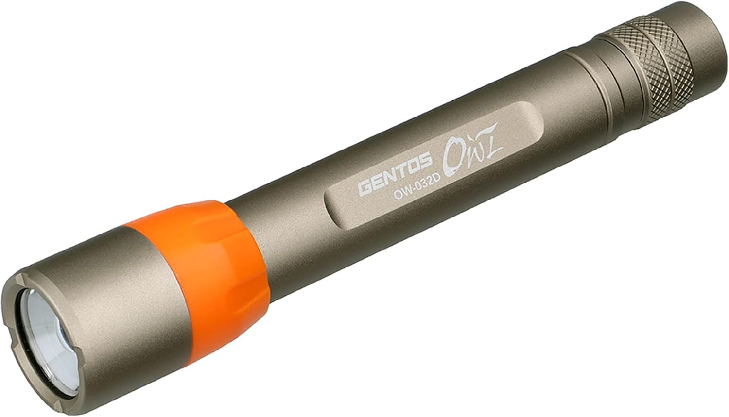 GENTOS OW-033D LED Flashlight, 550 Lumens Brightness, 8 Hours of Practical Lighting, Dust Resistant, Water Resistant, 3.2 ft (1 m) Waterproof, 3 AA Batteries Used, Owl