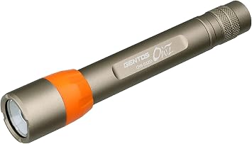 GENTOS OW-032D LED Flashlight, Brightness 370 Lumens, Operation Time 4 Hours, Dust Resistant, Water Resistant, 3.3 ft 1 m, Uses 2 AA Batteries