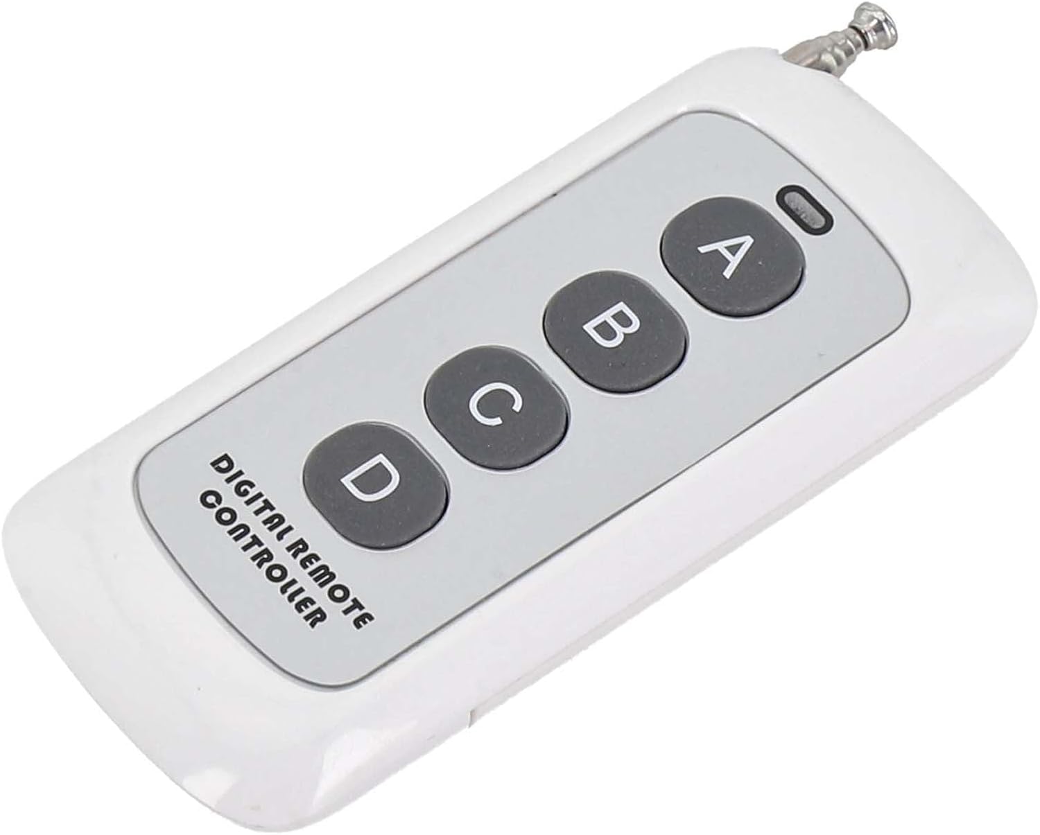 Angled view of the remote control