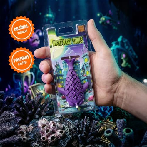 Dişli Balık Figürü Anahtarlık, Hediyelik Halloween Çanta Aksesuarı ve Hareketli Oyuncak | Scarefin - Görsel 2