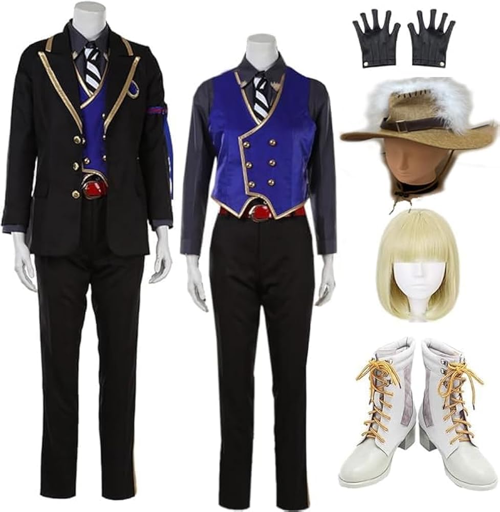 ツイステ　ルーク　コスプレ　制服　Mサイズ　靴24.5cm 帽子　ウィッグ Amazon.co.jp: [きせき] コスプレポムフィオーレ寮 ルーク ルーク