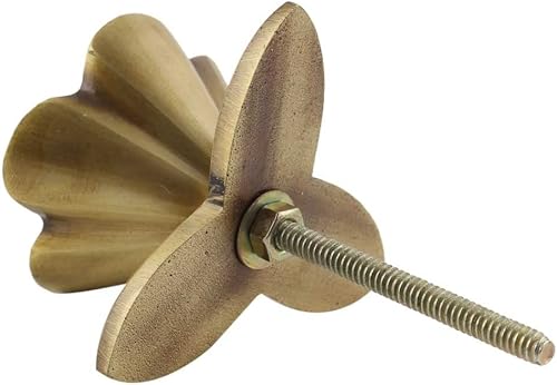 Miniatura 4 de Indian Shelf Paquete de 2 pomos de cerámica para cajones de cuarto de bebé, color blanco antiguo, para gabinetes de cocina, puertas, pomos