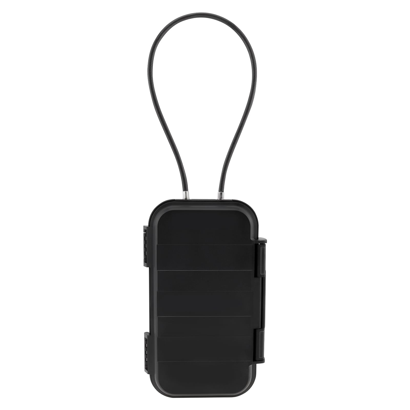 Coffre-fort portable, boîte de sécurité à combinaison avec code, boîte de verrouillage de sécurité antivol étanche avec chaîne amovible pour la plage, le dortoir, le rangement d'articles