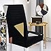 Chickwin Coprisedie con Schienale Alto 1/4/6pezzi, Stampa Nordico Moda Elasticzzato Lavabile Estraibile Copertura della Sedia per Hotel Banchetto Wedding Party Decor (Geometria,1 Pezzi)