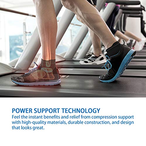 Plantar Fasciitis Socks Women Men (2 Pairs) For Achilles Tendonitis Relief With Arch Support, Plantar Fasciitis Support Brace For Flat Feet Ankle Heel Support, Relieve Arch Pain. Black Xl #TOP5