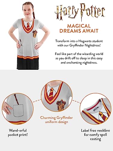 Harry Potter Nightgown | Hogwarts Girls Nightgowns | Gryffindor Girls' Sleepwear4