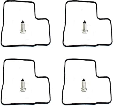 Motorcycle Engine Carburetor Repair Floating Needle Seat Parts Kit For H&onda XL650V XL650 XL 650 V For Transalp 2000-2006 Float GasketX4