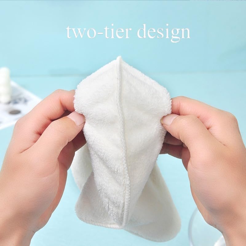 Miniatura 3 de Paquete de 3 mascarilla reutilizable para la cara y 1 unidad banda para el cabello, cómodo algodón de copo de nieve, para calentar la cara antes de