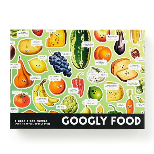 Puzzle Googly Food de 1000 piezas para tardes de juegos en familia