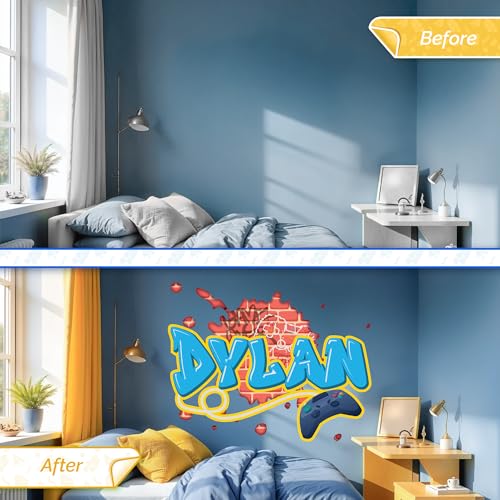 Vinilo Decorativo Personalizado Estilo Graffiti Para Pared miniatura 4