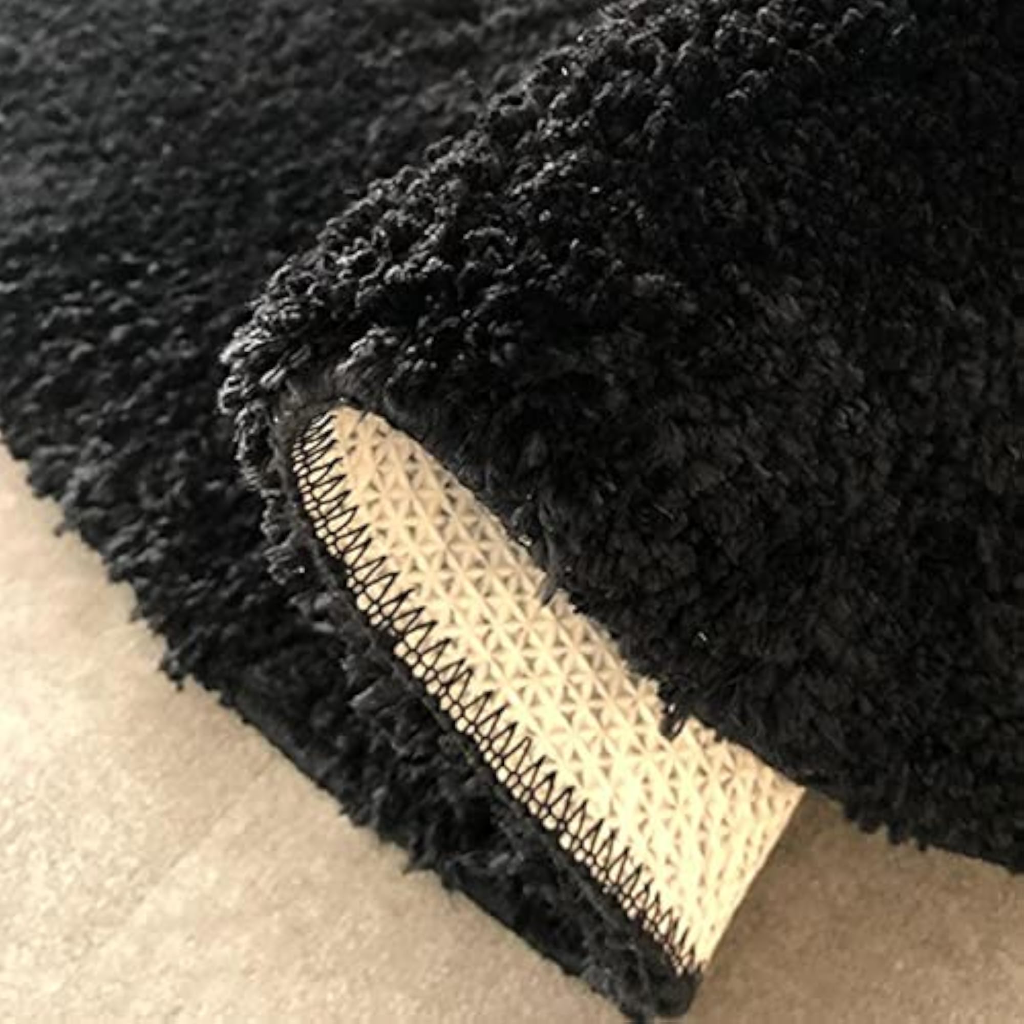 Simulation Billiards 8 Ball Round Plush Area Rug, 60cm Diameter