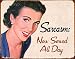 Desperate Enterprises Ephemera - Sarcasm Now Served All Day Tin Sign, 16" W x 12.5" H