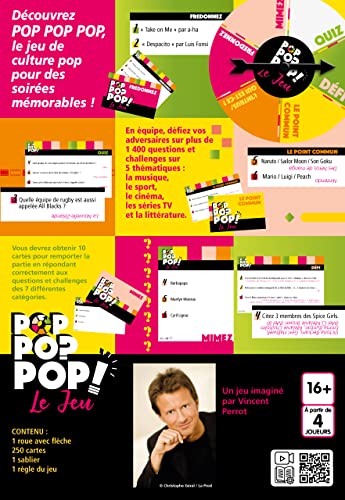 Pop Pop Pop : Le Jeu de Culture Générale pour des Soirées Inoubliables Neuf - vue 7
