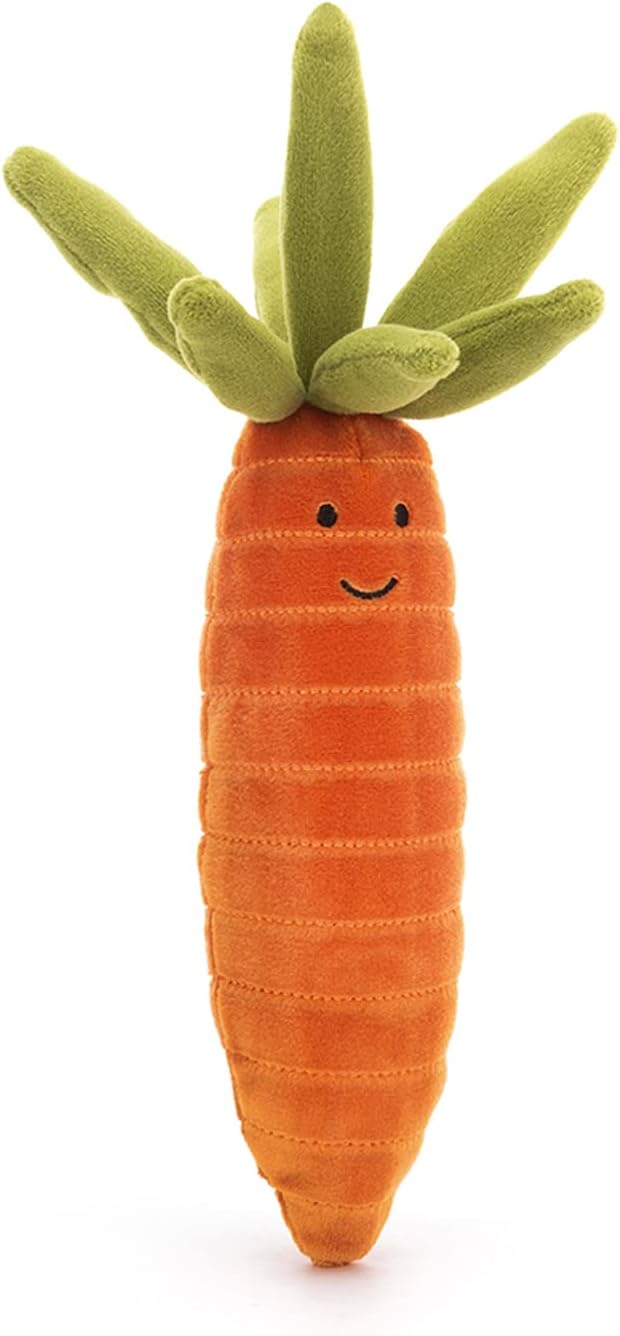 Vivacious Vegetable Carrot Stuffed Toy, 6.5 inches - Vegetable Plush - Great Gift Idea