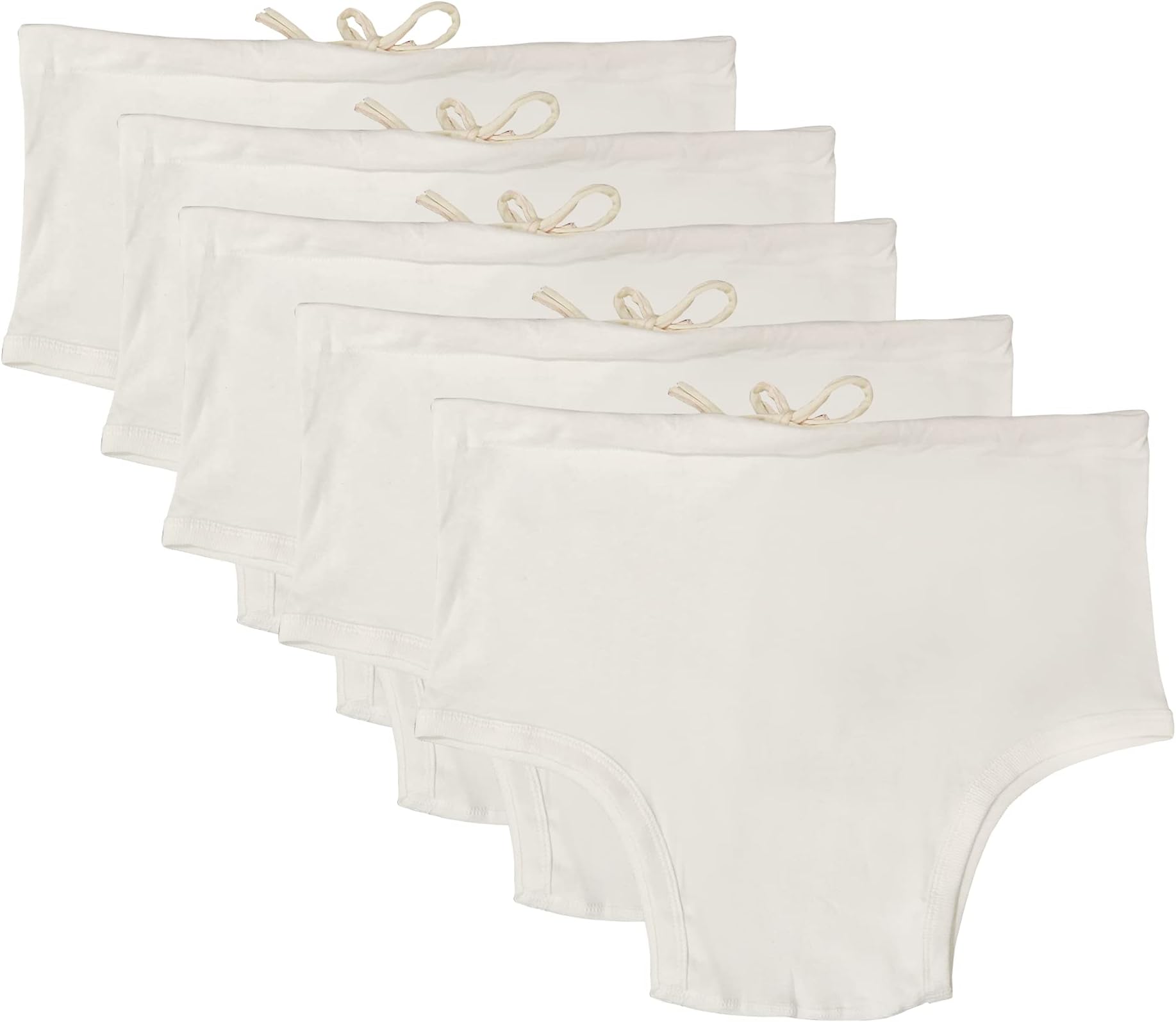 SILVER STORKMen's White Interlock Cotton Cut Underwear/Trunk with Strings (Nada Underwear)