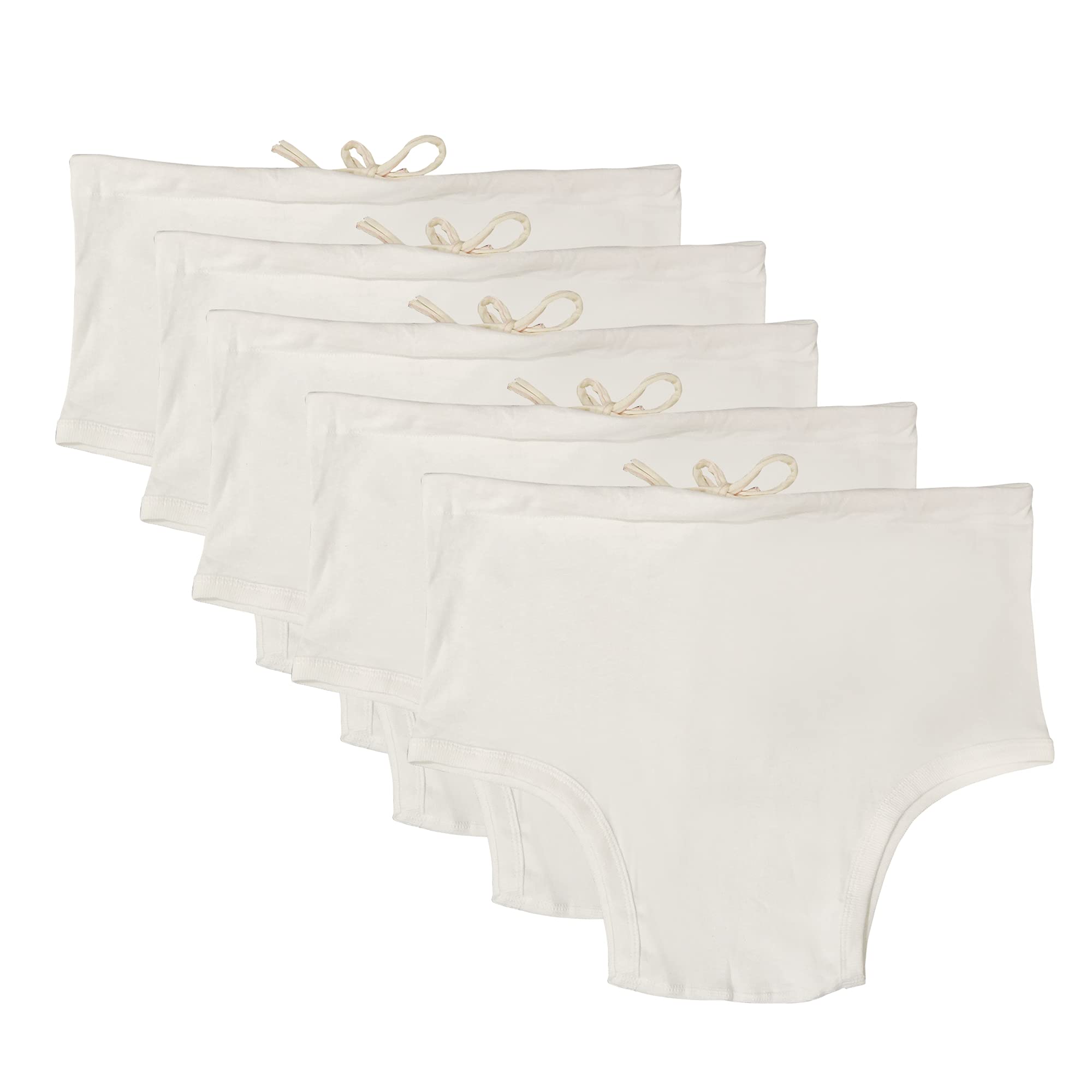Men's White Interlock Cotton Cut Underwear/Trunk with Strings (Nada Underwear)