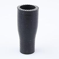 Vista 63 de AC PERFORMANCE ID 4" a 3.75" (4.016 in a 3.740 in) Reductor recto, longitud 4" (100mm), 4 capas reforzadas, manguera universal de silicona pura Negro