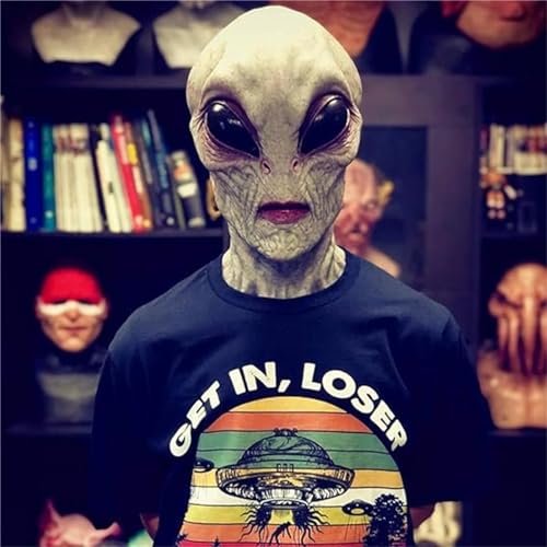 Aagomeyh AJ1KGYF5O Alien Mask Latex Full Head Realistic Masks Fancy Dress thumb #3