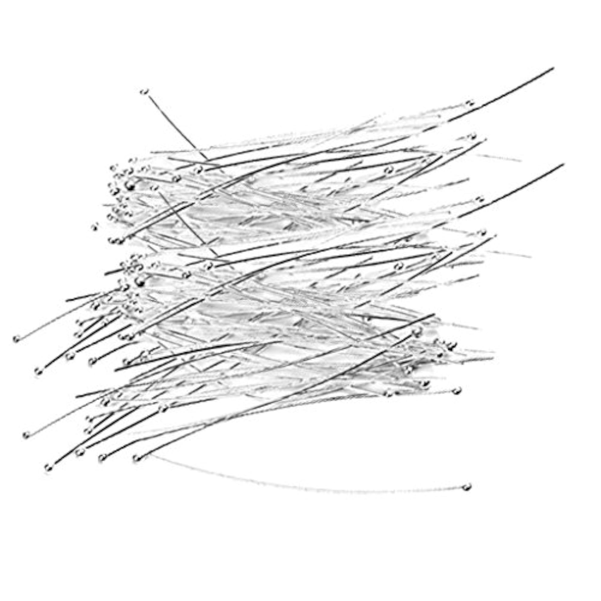 Silver Plated Round Ball Dot Headpins Pack of 100