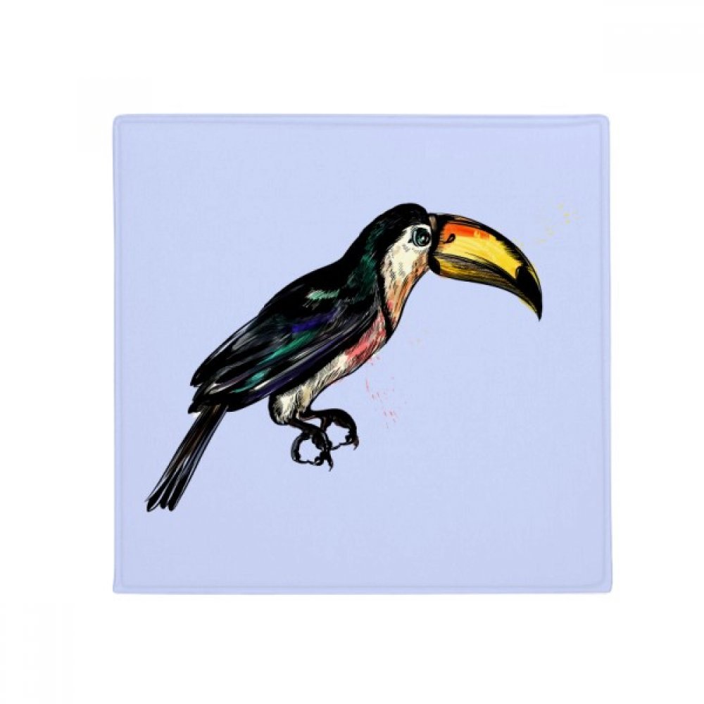 Tapis oiseau tropical anti-slip mat 80cm pour sol de cuisine et entrée de maison