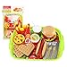 ZOYLINK 22Pcs Bambini Gioca A Fast Food Toy Set Removibile Play Play Food Set Hamburger Toy Set Fingere I Giocattoli di Cibo Fingere I Giocattoli di Cibo per Bambini