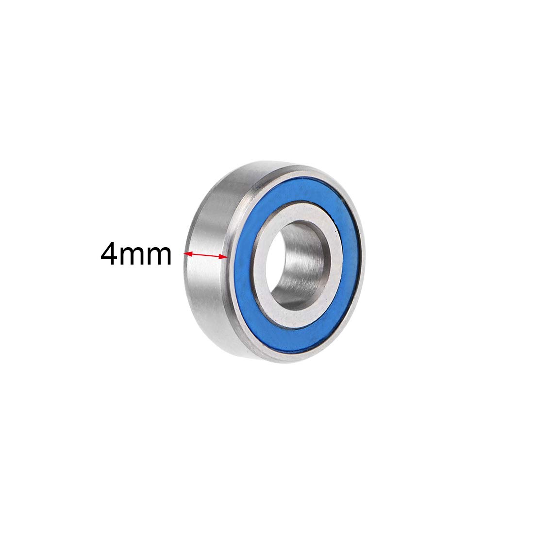 5 Roulements à Billes 6804-2RS 20x32x7 Mm - Double Joint, Acier Chrome, Précision P6 (ABEC3) - 9
