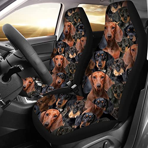 Couvre siège voiture teckel respirant housse auto anti-transpiration pour SUV