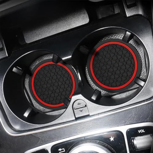 Dessous de verre de voiture Audi A4 B8 évite tache porte-gobelet x2 - 5