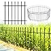 Thealyn Metal Decorative Garden Fence 24