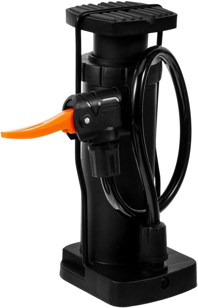 Abaodam Bike Foot Pump Mini Air Pump Gauge for Bicycle Car Portable Cycling Inflator