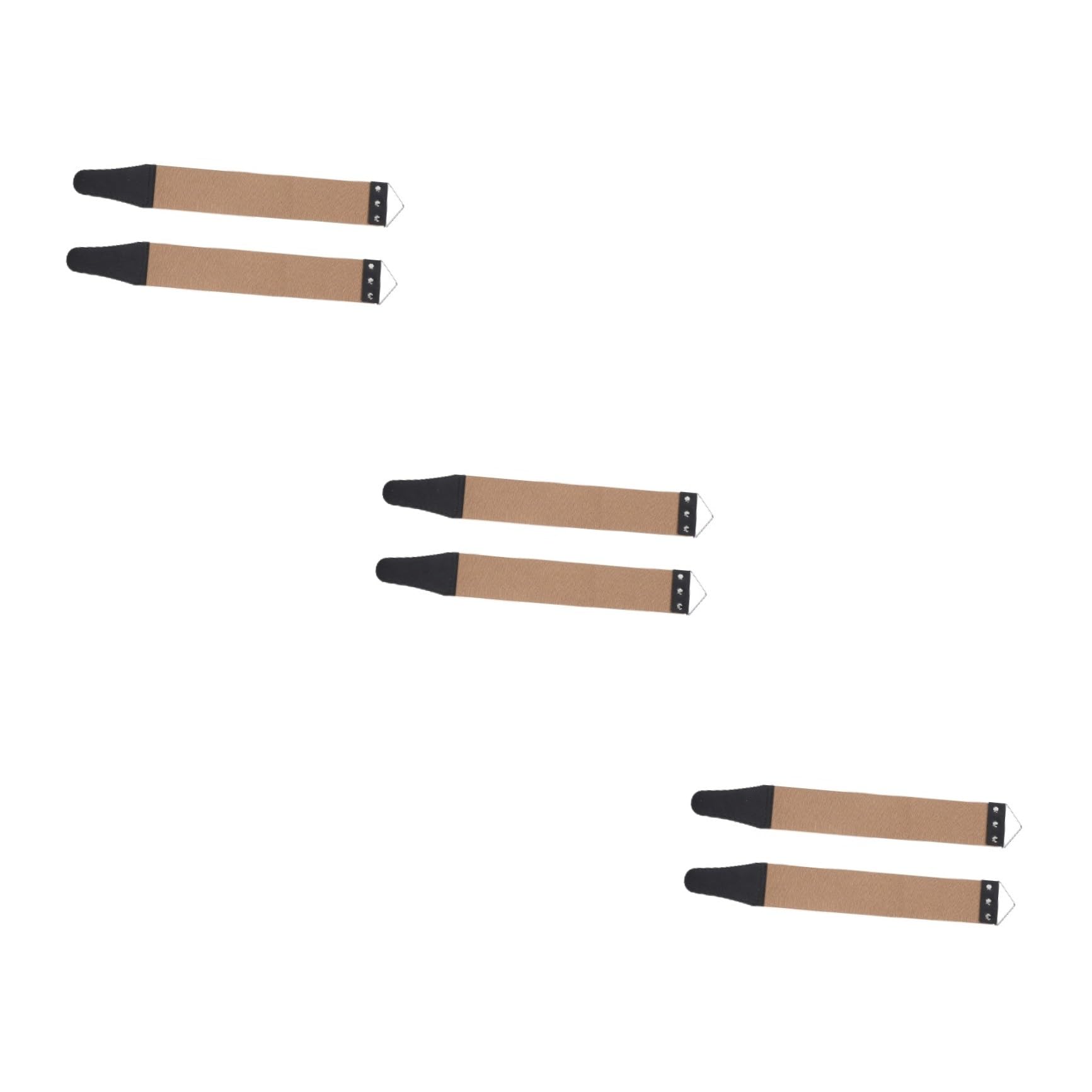 MAGICLULU 6 Pz Panno Di Rete Per Chignon Per Neri Cinturino in Pelle Per Affilare Coramella in Pelle Di Rasoio Strumento Per La Depilazione Semplice Tela Banda Del