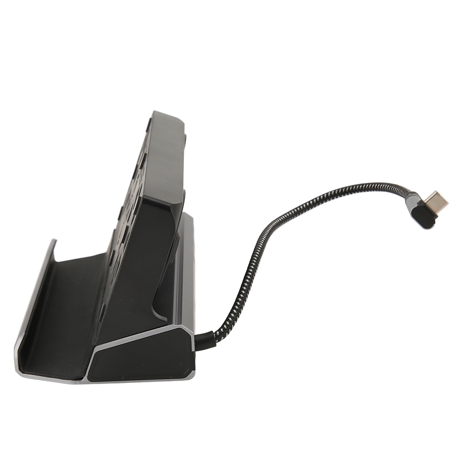 LUCKDANO Stacja Dokująca 10 W 1 na Pokładzie Parowym | Stacja Dokująca ROG Ally z 5 Portami USB | Podwójny Wentylator Chłodzący i Wyjście Multimedialne 4K HD | ładowania PD o Mocy 100 W