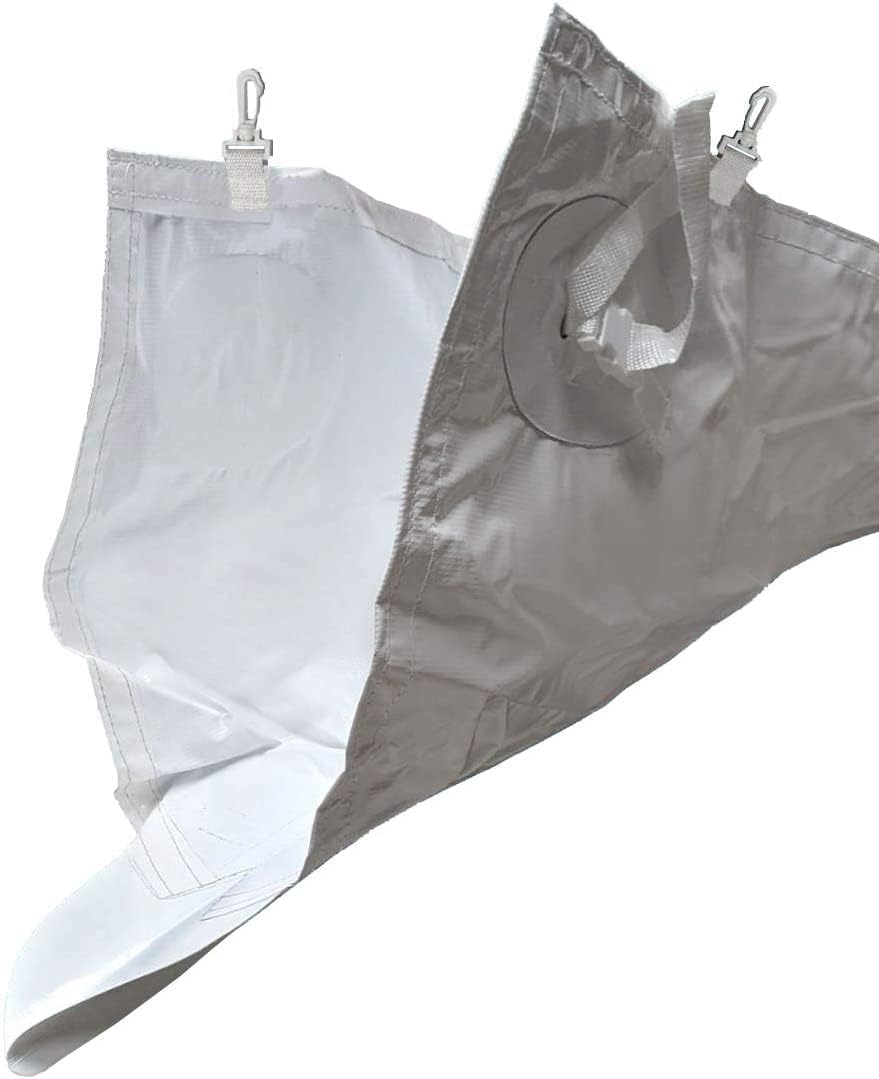 TentandTable Vinyl Rain Gutters | for High Peak Frame Style Canopy Tents | 40' Foot | Heavy Duty Vinyl | Tent Not Included