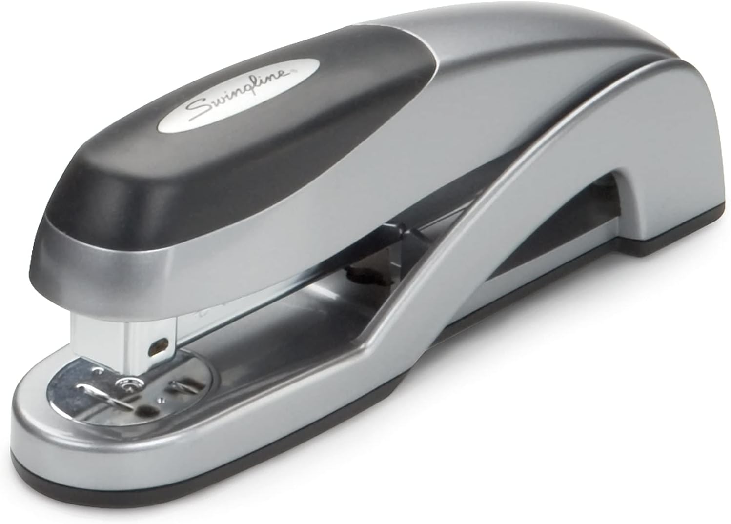 Product image of Swingline Stapler, Optima Full Size Desktop Stapler, 25 Sheet Capacity, Jam Free, Desk, Silver (87801)