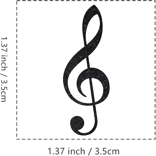 Miniatura 2 de Sello de goma para notas musicales, sello mediano de 1-13 para álbumes de recortes, tarjetas, manualidades